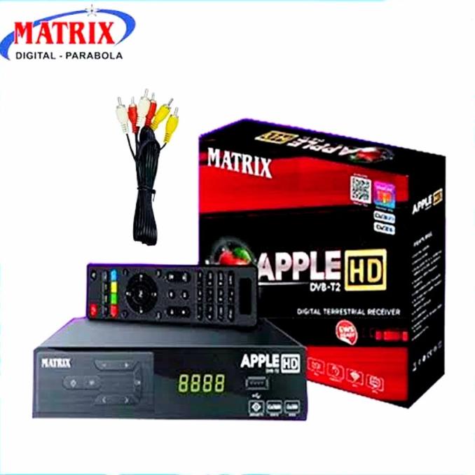 Set Top Box Matrix Apple Merah DVB-T2 HD Youtube / STB Matrix / STB