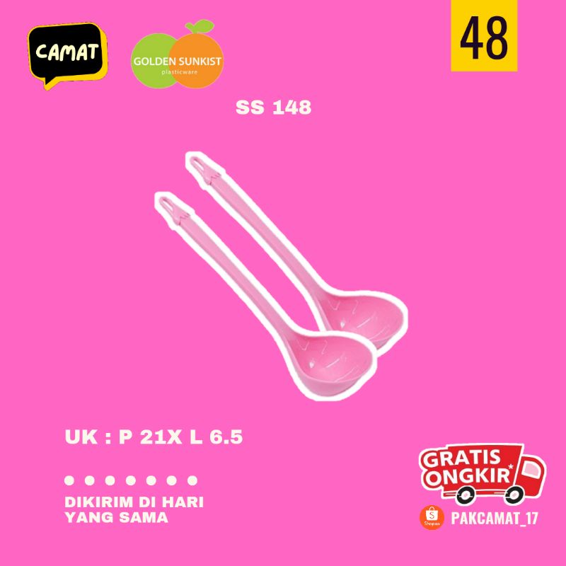 SENDOK SAYUR GOLDEN LEMON SS148