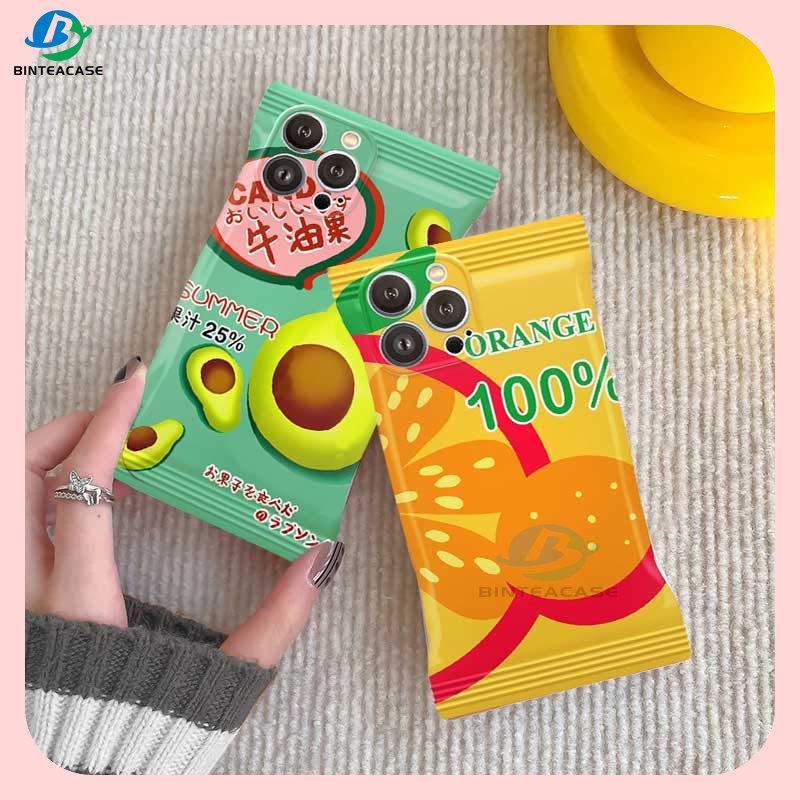 Soft Case TPU Motif Alpukat Untuk OPPO A57 2022 A77S A15 A16 A16K A54 A53 A12 A5S A7 A3S A11k A31 A52 A92 A94 A37 F9 A1K A76