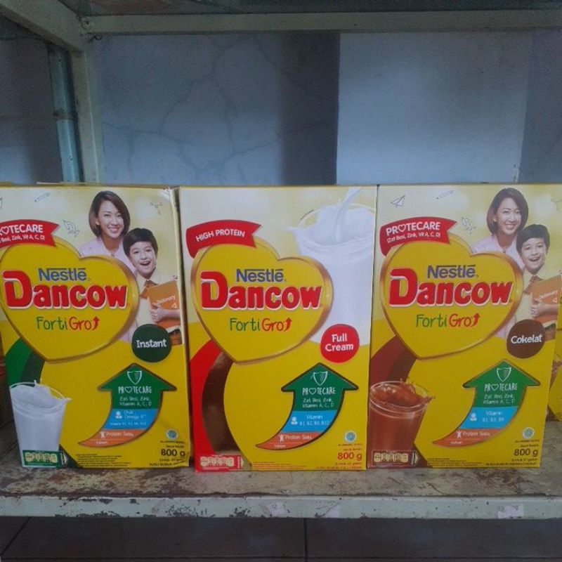 

Dancow Fortigro Instant , Full Cream , Coklat 780 gram