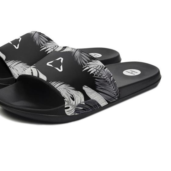 Sun Casual - Sandal Pria - Monstera Black / White - 39
