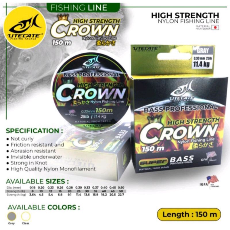 SENAR PANCING UTECATE CROWN 150 M