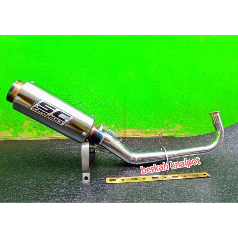 KNALPOT RACING SC PROJECT MOTOR MIO SERIES MIO SPORTY SMILE J GT SOUL KARBU GT 115 125 FINO XEON