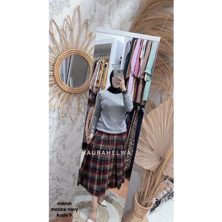 ROK FLANEL IMPORT MIDI 7/8 TARTAN HAURAHELWA