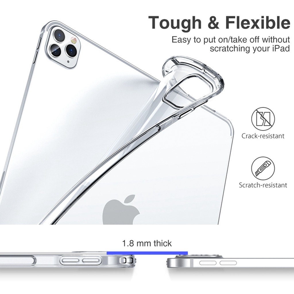 Ipad Pro 10.5 | Ipad Pro 11 2018 | Ipad Pro 11 2020 CaseSeller TPU Bening Clear Transparant Softcase Casing Case