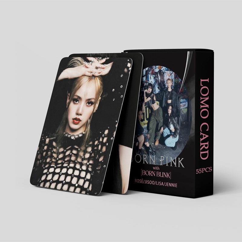 55pcs / box Kartu LOMO Foto BLACKPINK Untuk Koleksi