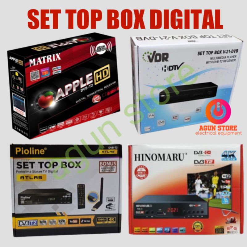 Set Box / Set top box digital Matrix Apple / Hinomaru / VDR / Pioline