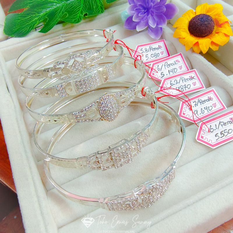 GELANG OVAL PERAK ASLI BISA DIJUAL KEMBALI