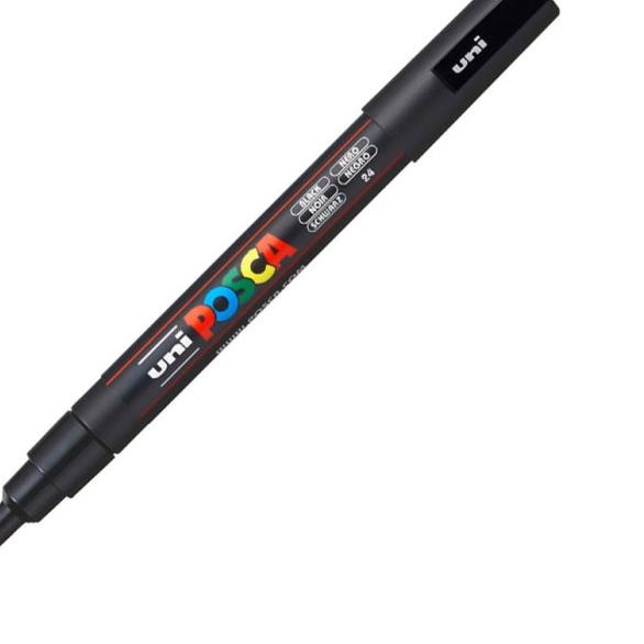 

UNI POSCA PC-3M Marker Pen (Fine Point) - Black
