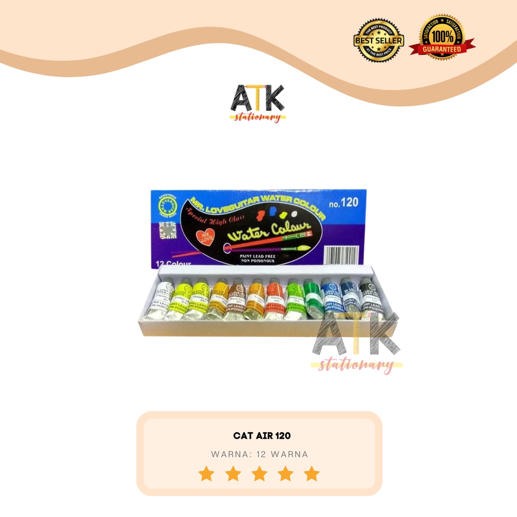 

Cat Air Guitar 12 Warna No. 120 Atk