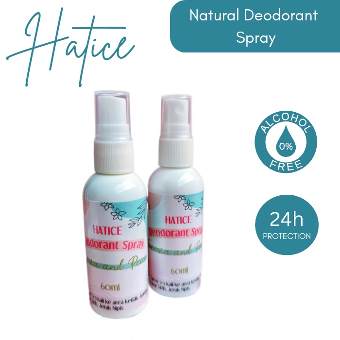 Natural Deodorant Spray / Deodorant Spray Tawas / Hatice Deodorant Spray