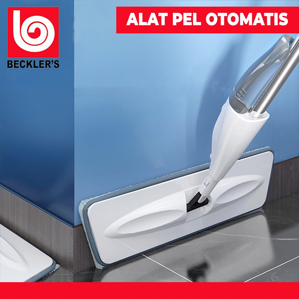 Alat Pel Lantai Spray Super Mop / Pel Semprot Otomatis model terbaru Praktis Tanpa Ember