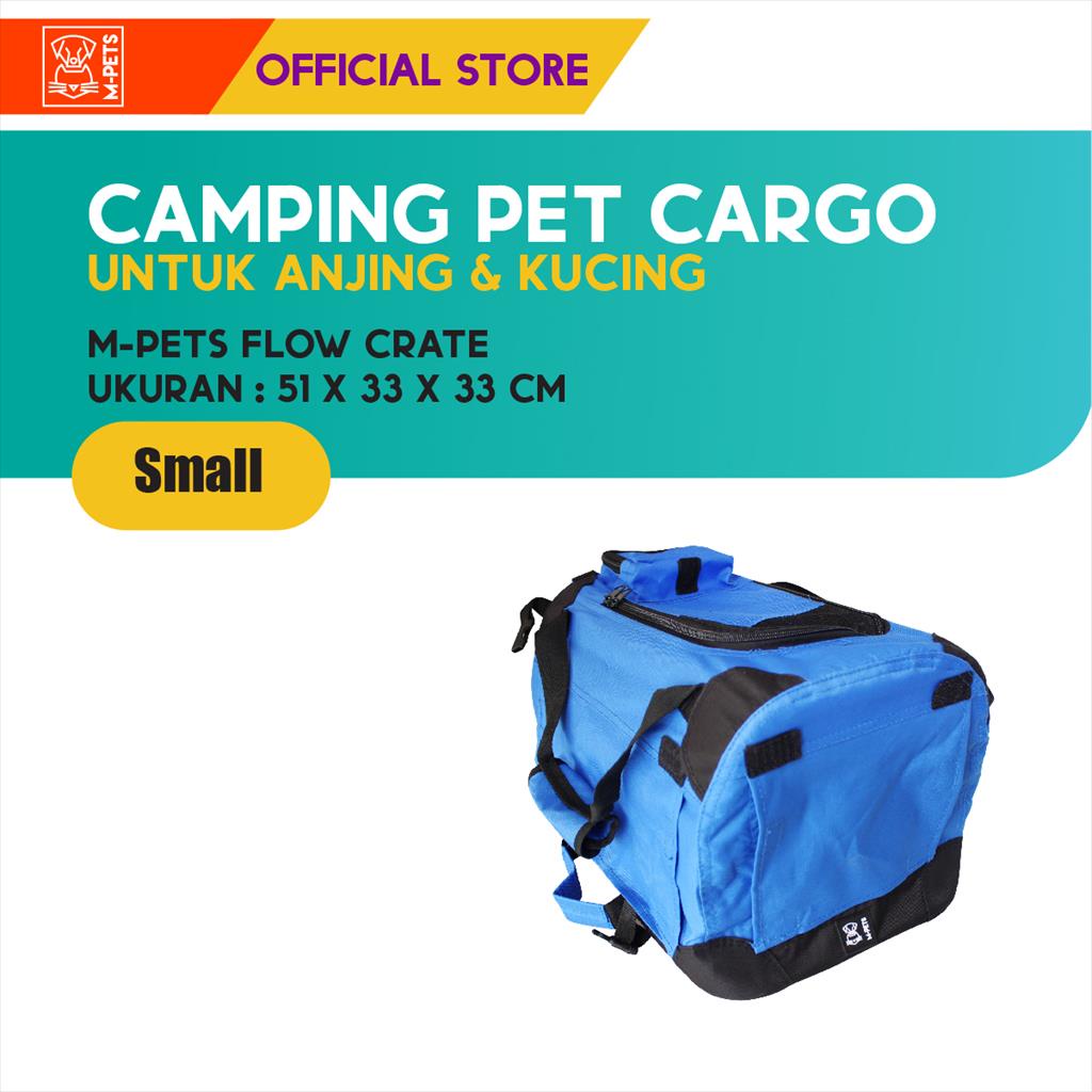 M-Pets Flow Crate Camping Pet Cargo Small / Kandang Travel Rangka Besi