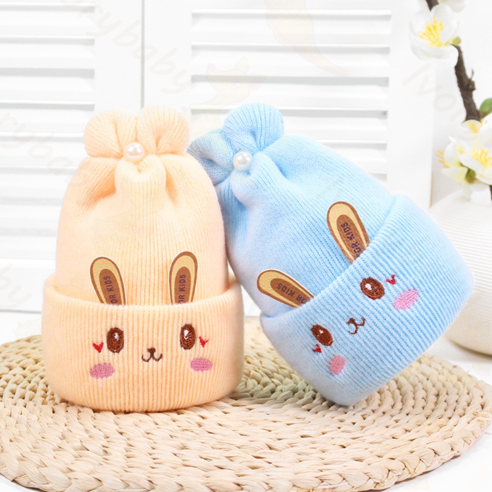 Ivorybaby Topi kupluk bayi anak kids hat Kupluk bayi rajut motif kelinci