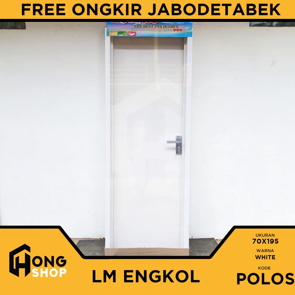 Pintu Kamar Mandi PVC TEBAL POLOS - LM ENGKOL