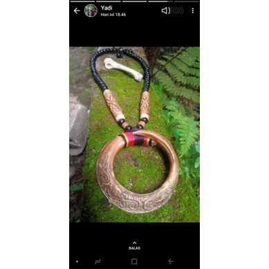 Kalung Taring Babi Melingkar