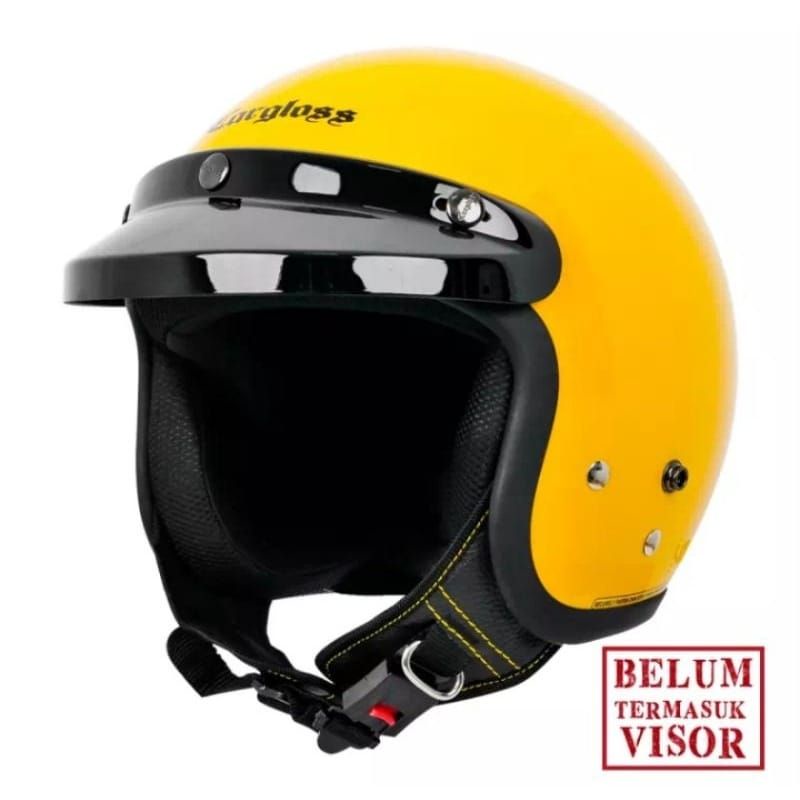 HELM CARGLOSS ORIGINAL 100% KACA DATAR
