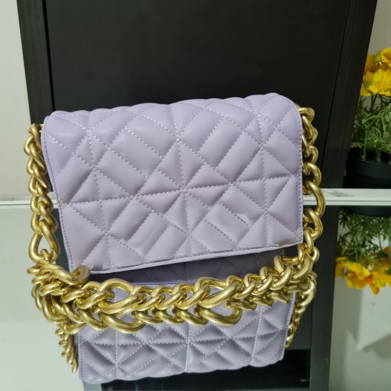 Zara Quilted Chain bag