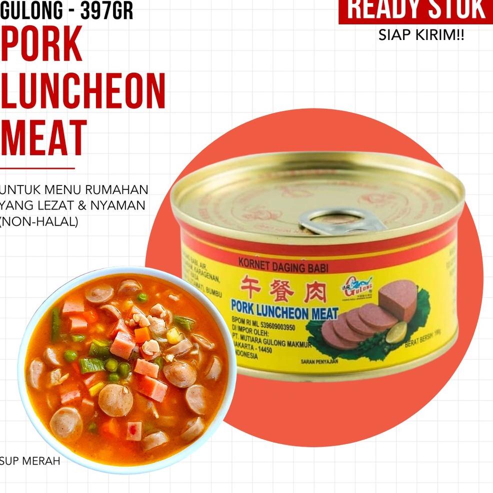 

ㅁ Maling Gulong Pork Luncheon Meat 397 gr / NON HALAL / TERMURAH/OPEN RESELLER Ł