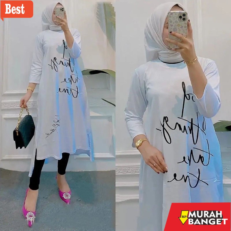 model dress terbaru 2022 Terbaru Arista Midi Dress Unique Midi Dress Combed 24s  Midi Dress Kaos Sab
