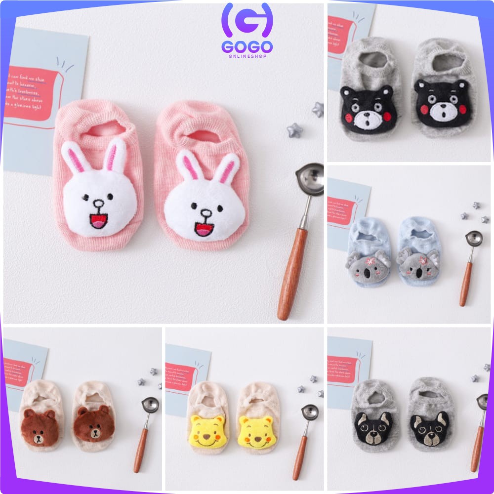GOGO-P5 Kaos Kaki Anak Bayi Karakter Boneka Lucu Kaus Kaki Kartun Fashion / Baby Socks Import Murah