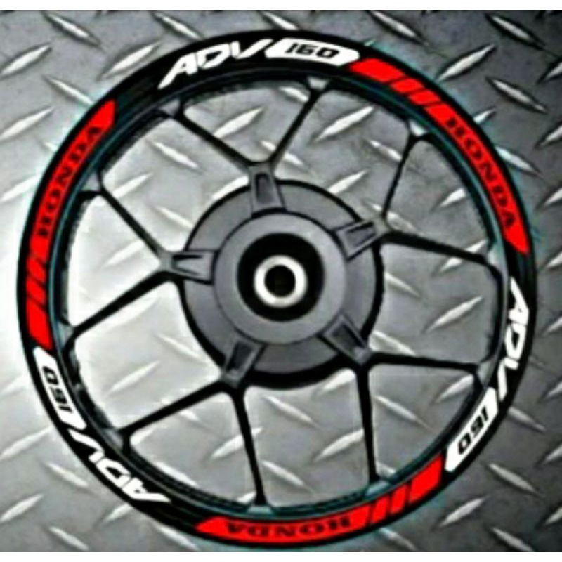 Stiker pelek ADV 160 Stiker Velg ADV 160 Menyala