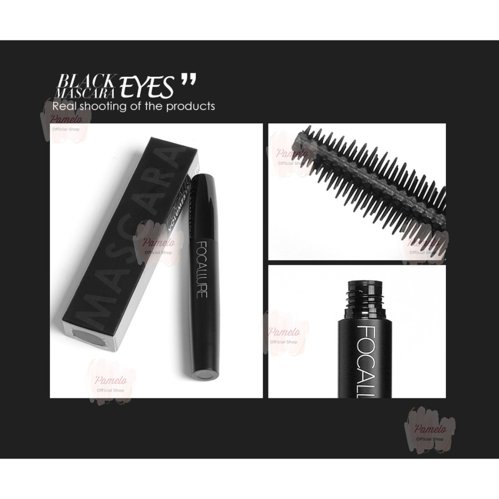 ❤️ Pamelo ❤️ Focallure  Liquid Eyeliner Pencil Eyeliner Spidol | Focallure Volumezing Mascara Waterproof - FA 11 &amp; FA 13