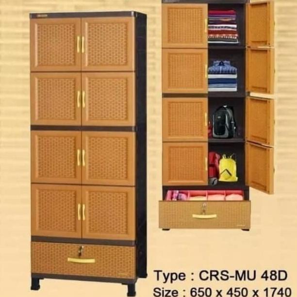 

Lemari plastik Napolly CRS MU 48 D stock ready