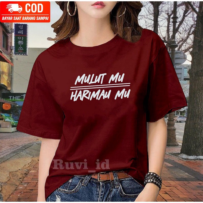 Ruvi_id-KAOS DISTRO / BELI 3 GRATIS HEADSET EXTRA BAS / KAOS KEREN KEKINIAN / KAOS WANITA / KAOS PRIA / KAOS OBLONG / BLUS / T-SHIRT / KAOS WANITA KOREAN STYLE / ATASAN WANITA DEWASA / ATASAN REMAJA / KAOS OVERSIZE / KAOS IMPORT / KAOS MURAH