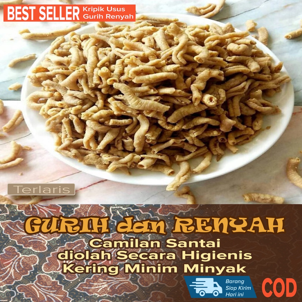 

BEST SELLER Camilan jajanan santai Kripik Usus Snack Usus Rasa Grih Renyah cocok Buat Teman Nonton Tv Kerja Lembur Rekreasi Kemping dll ~ Kuchi kuchi Kripik Usus ORIGINAL 100%