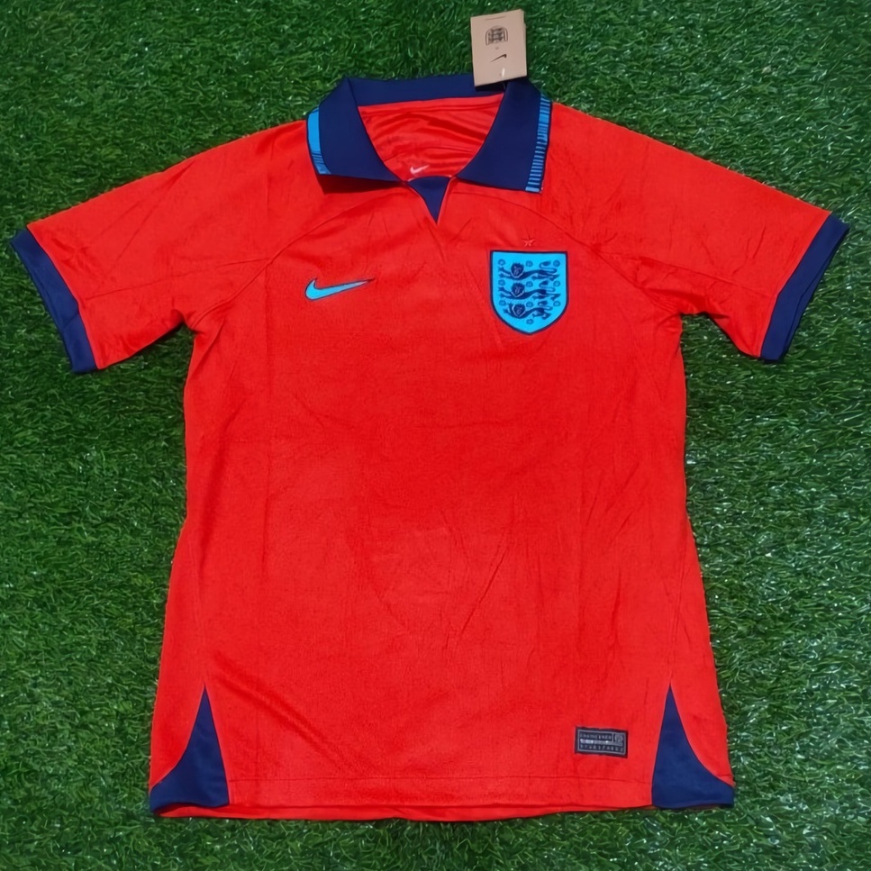 JERSEY PRIA TIMNAS INGGRIS AWAY WORLD CUP QATAR 2022 MERAH PREMIUM IMPOR HQ - Kaos Baju Kostum Bola 