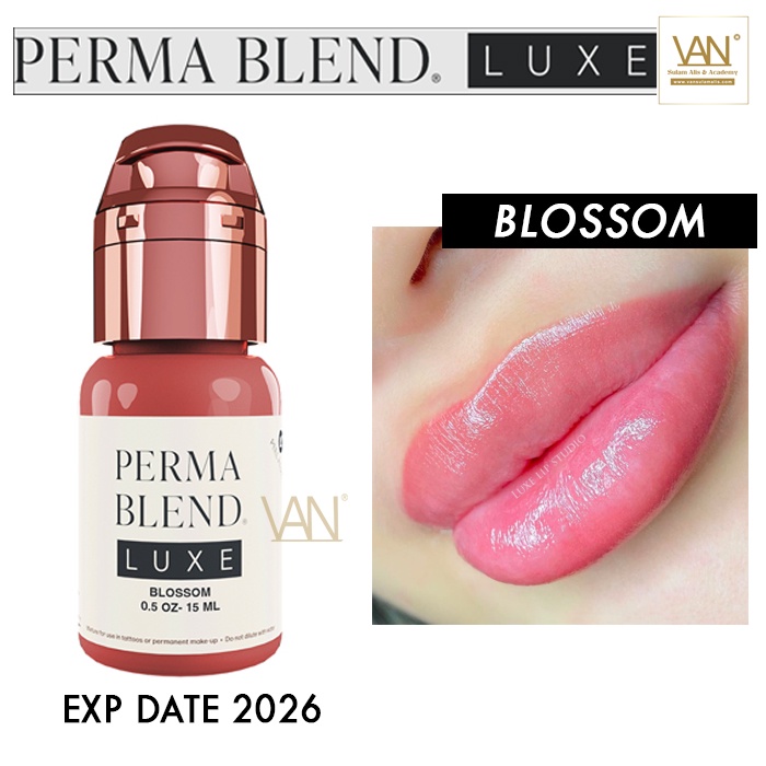 TINTA SULAM BIBIR ORIGINAL PERMABLEND LUXE (BLOSSOM) MADE IN USA