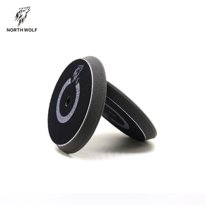Thin Pad NORTHWOLF 5 inch Black Busa Mesin Poles Mobil North Wolf