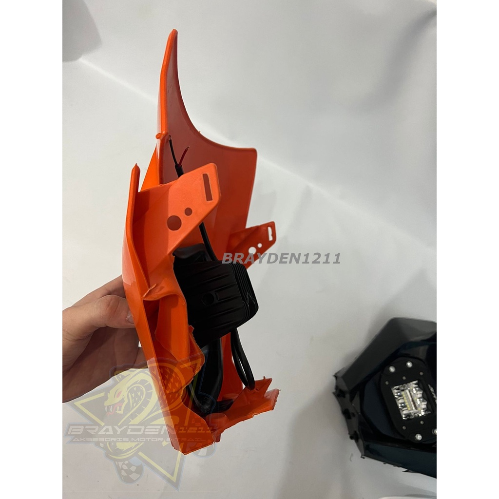 Headlamp ktm 250 / Kedok lampu ktm 250  / Batok lampu ktm250 / lampu ktm 250