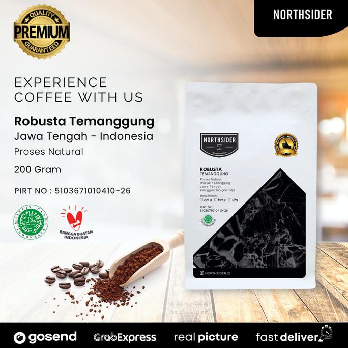 

BIJI KOPI ROBUSTA FINE TEMANGGUNG NATURAL -200GR NORTHSIDER COFFEE