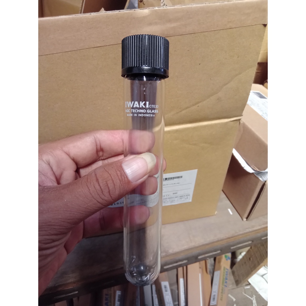 Test Tube with Screw Cap 18 x 180 mm IWAKI