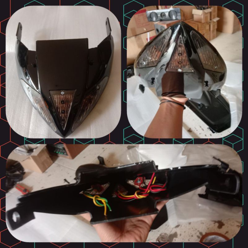lampu stop belakang LED variasi yamaha mx new 135