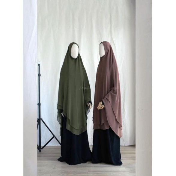 Daniya Khimar Nonpad Zaysaku NWT Black Pinegreen