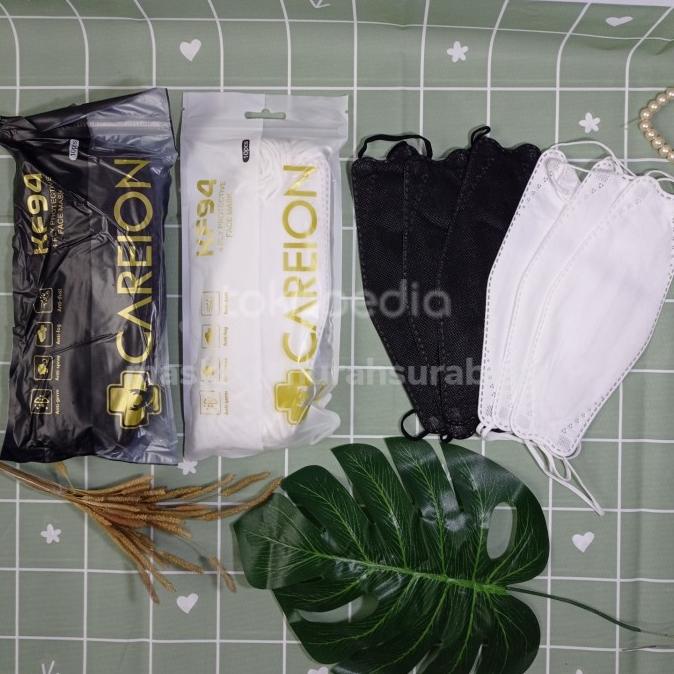 masker kf94 careion/WEMASK 10 pcs hitam putih t-maskermurahsurabaya2 Berkualitas