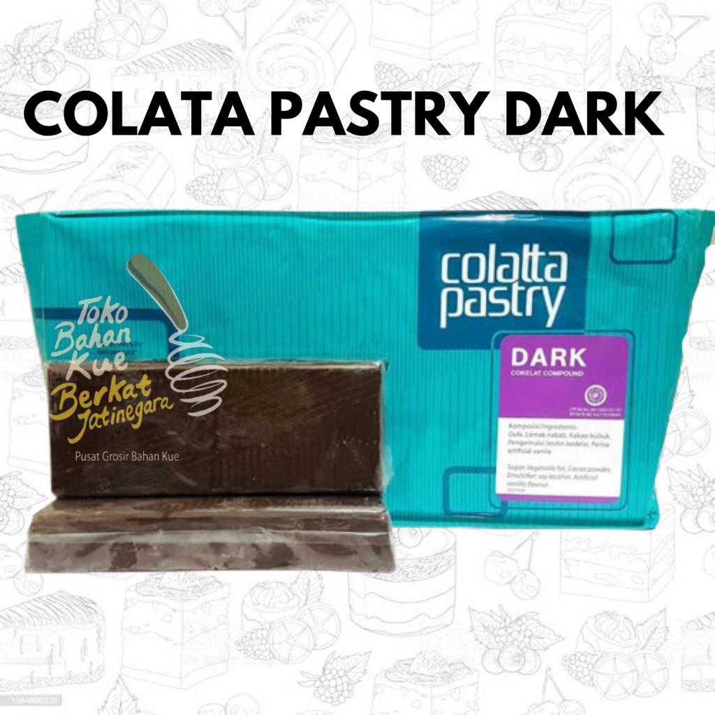

COLATA PASTRY DARK 500 GR / COKLAT BATANG