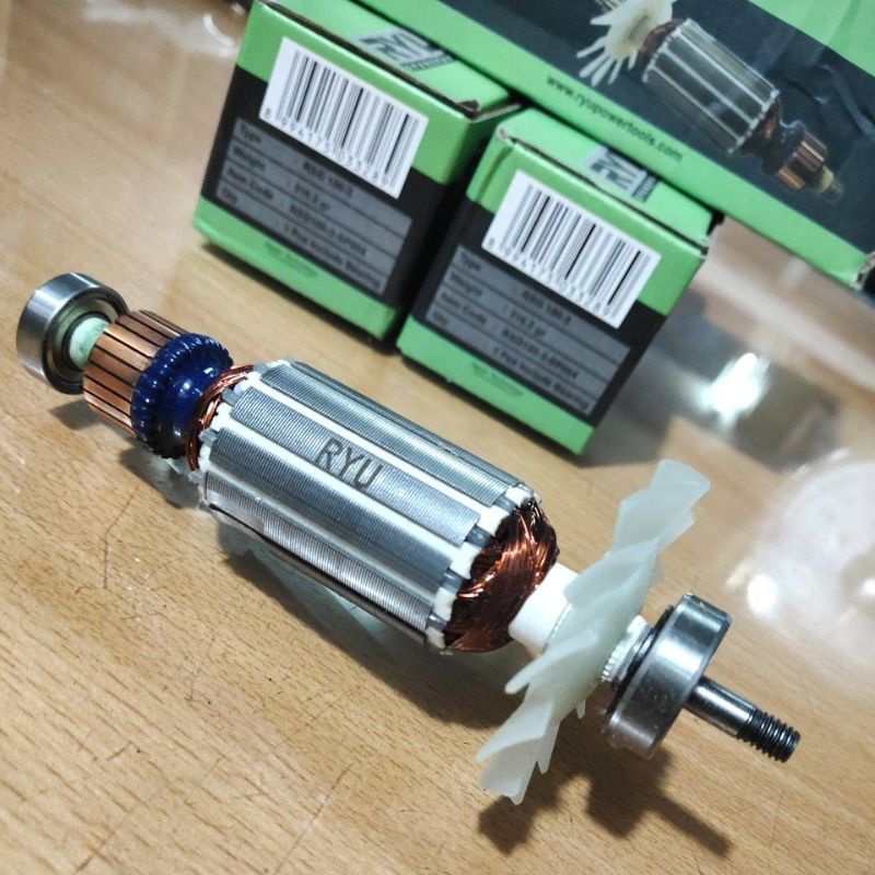 GENUINE PARTS 〽️ 1 Paket Rotor RYU ✓ RSG100-3 ➕ 2 Bearing Depan BD 627 & Belakang BB 629 | SP004 Reg