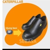 sepatu safety pendek slip  on pelindung  sepatu kerja