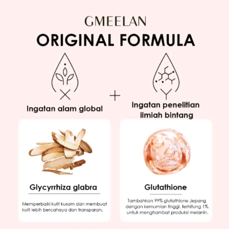 GMEELAN GLUTA DAY CREAM NIACINAMIDE MELEMBABKAN WAJAH DAN MEMUTIHKAN