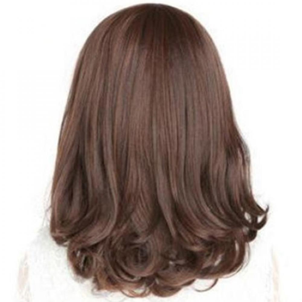 Wig Rambut Wanita Pendek Bahan Sintetis / WIG Bob / Wig Poni Pendek / Rambut Palsu Bob Murah / Wig Bob Curly Model Poni C4