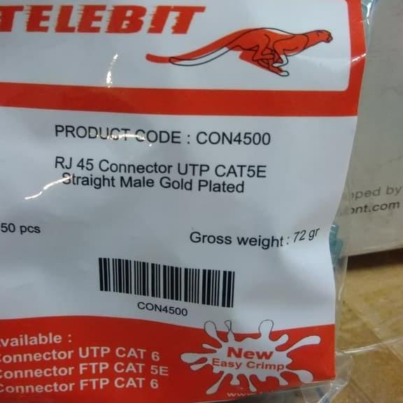 KONEKTOR RJ45 / RJ45 CAT5 / KONEKTOR TELEBIT RJ45