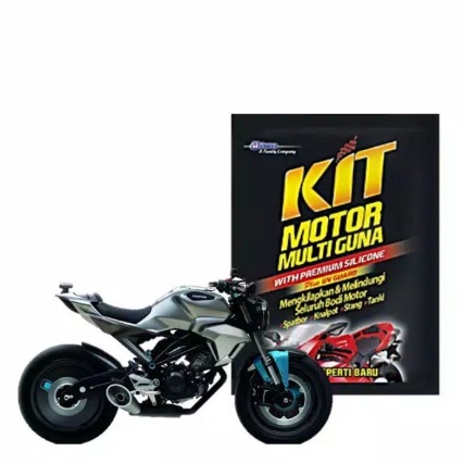 Kit Motor Multiguna Pengkilap Poles Cair Sachet 25 ml