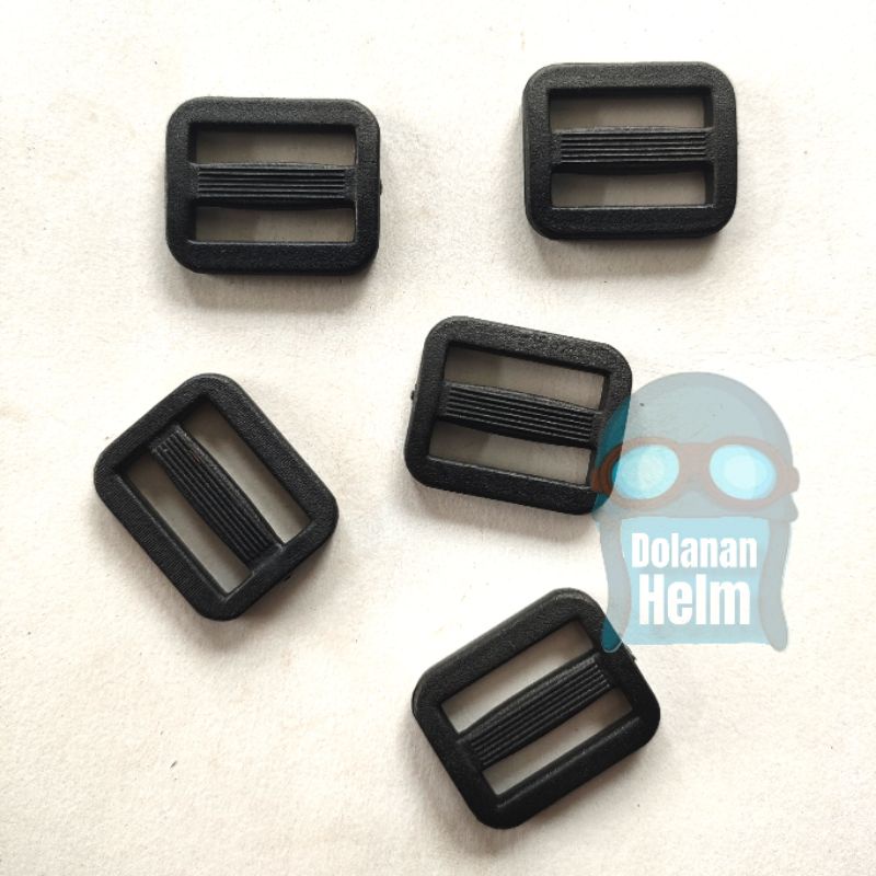 Gesper Helm - Cetekan Helm Tali Helm Plastik - Gesper Kotak - Ring Tali Helm