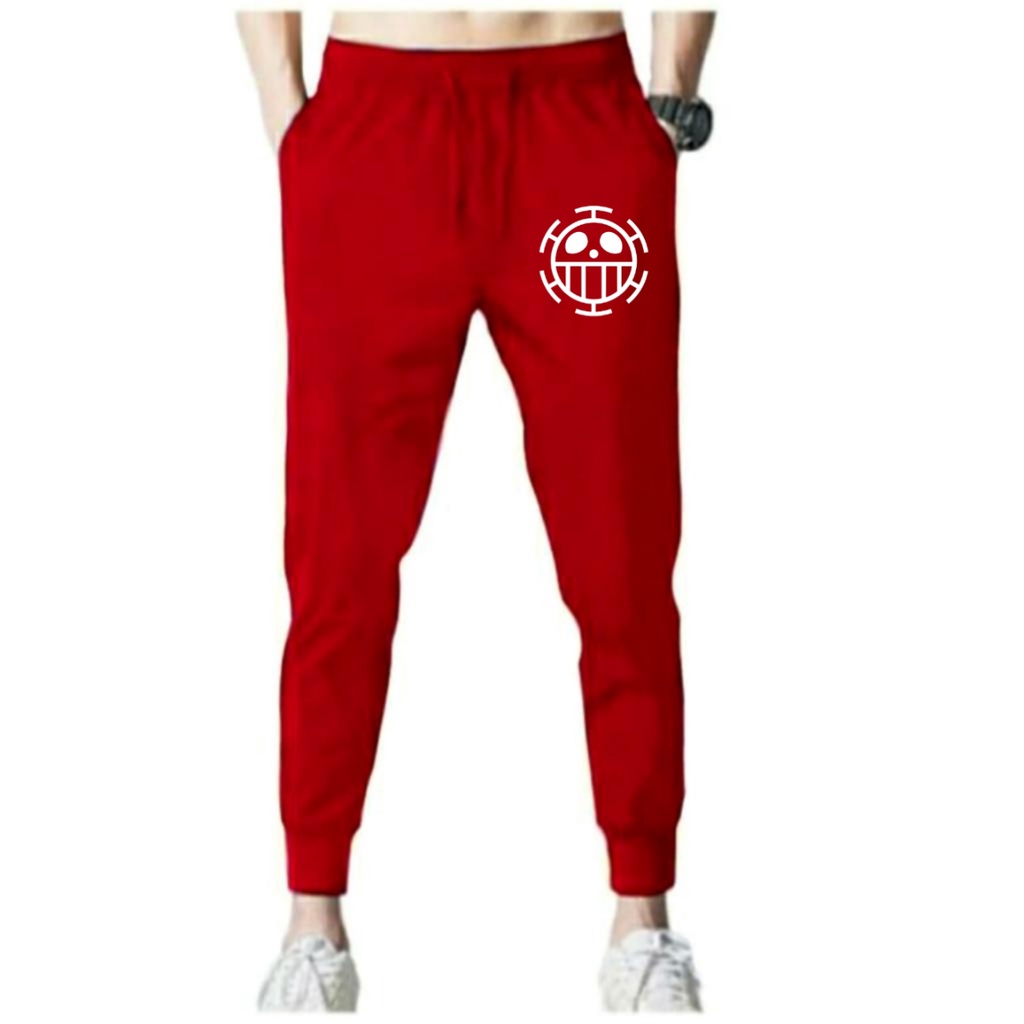 CELANA PANJANG JOGGER GAMBAR LAW UNISEX BAHAN FLEECE TEBAL / KUALITAS BAGUS / JOGGER PRINTING