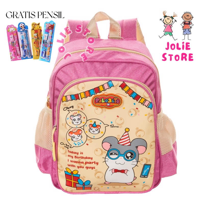 Tas Anak Sekolah Motif Hamtaro Palo Alto 41464P