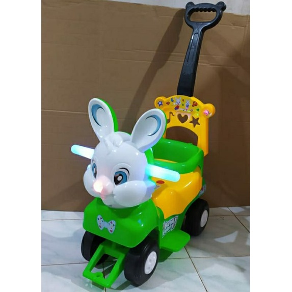 Mainan Odong Odong Ride On Kelinci lampu dan lagu anak indonesia